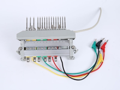 HH2018B三相鋁合金下出線(xiàn)表座帶輔助端子（6滑塊,165孔距，M8螺桿）